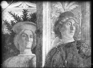 Affresco - La corte - Andrea Mantegna - Mantova - Castello di S. Giorgio - Piano nobile - Camera degli Sposi