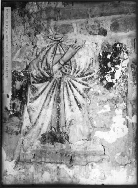 Affresco - Figura di Santo - Cavriana - Pieve di S. Maria
