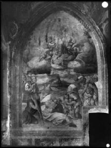 Affresco - Invocazione alla Vergine Assunta - Rinaldo Mantovano - Grazie - Santuario di S. Maria delle Grazie - Cappella di S. Sebastiano