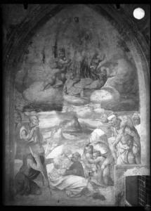 Affresco - Invocazione alla Vergine Assunta - Rinaldo Mantovano - Grazie - Santuario di S. Maria delle Grazie - Cappella di S. Sebastiano
