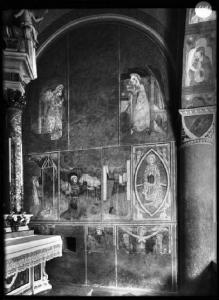 Affresco - Annunciazione e altre raffigurazioni sacre - Grazie - Santuario di S. Maria delle Grazie - Cappella