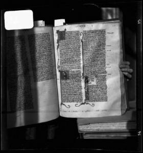 Mantova - Biblioteca Comunale - S. Tommaso D'Aquino super quattuor evangelia - Pagina miniata