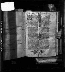 Mantova - Biblioteca Comunale - S. Tommaso D'Aquino super quattuor evangelia - Pagina miniata
