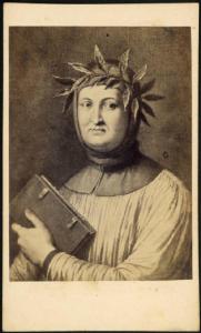Incisione - Ritratto di Francesco Petrarca