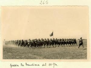 Dembràva - Passaggio della bandiera del 14° fanteria