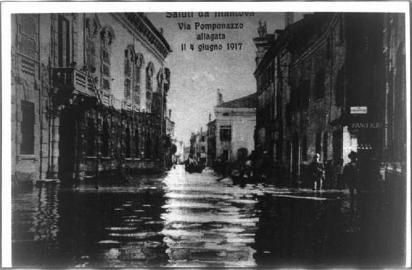 Mantova - Via Pomponazzo - Alluvione