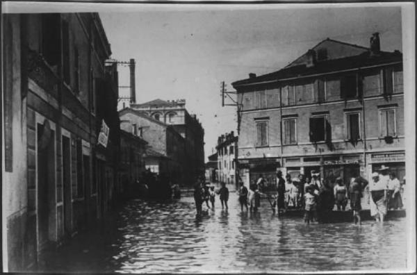 Mantova - Via Porto - Mulino Giannantonj - Alluvione