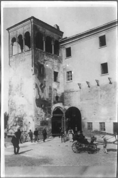 Mantova - Torre di Porta Pusterla - Palazzo di S. Sebastiano