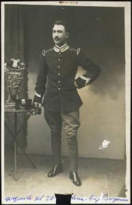 Ritratto maschile - Militare - Sergente del 26° reggimento fanteria brigata Bergamo / Prima guerra mondiale