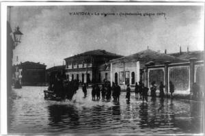 Mantova - Stazione ferroviaria - Alluvione