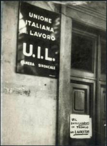 Roma (?) - Sede dell'Unione Italiana del Lavoro