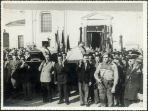 Piadena - Funerale di due partigiani (?)