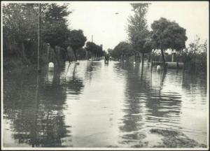 Acquanegra sul Chiese - Alluvione - Strada per il cimitero