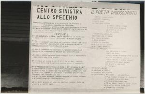 S. Benedetto Po - Cartello del P.C.I. contro l'amministrazione del centrosinistra