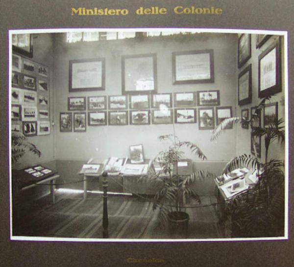 Napoli - Mostra nazionale delle bonifiche - Sala dedicata alla Cirenaica