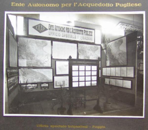 Napoli - Mostra nazionale delle bonifiche - Sezione dedicata all'Ente autonomo per l'acquedotto pugliese