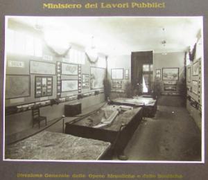 Napoli - Mostra nazionale delle bonifiche - Sala dedicata alla Direzione generale delle opere idrauliche e delle bonifiche