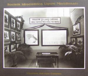 Napoli - Mostra nazionale delle bonifiche - Sezione dedicata alla Società idroelettrica ligure meridionale