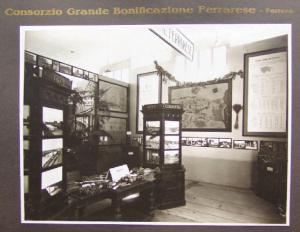 Napoli - Mostra nazionale delle bonifiche - Sezione dedicata al Consorzio della grande bonificazione ferrarese