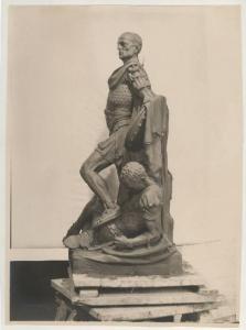 Scultura - Monumento a Virgilio - Gruppo allegorico - La Poesia eroica