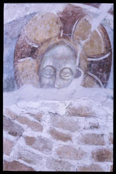 Affresco - Cristo - Cavriana - Pieve di S. Maria - Absidiola di sinistra