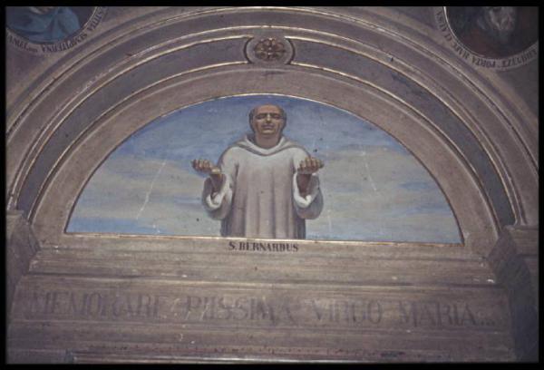 Affresco - S. Bernardino - Alessandro Dal Prato - Mantova - Chiesa di S. Apollonia - Cappella del Battistero