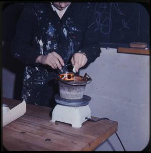 Tecnica della digitopittura - Cottura a vapore dei materiali