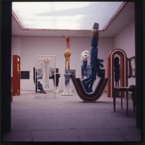Scultura - Venezia - Biennale 1970 - Interno del padiglione Cecoslovacco