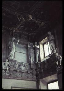 Mantova - Palazzo Ducale - Appartamento grande di Castello - Sala dei Marchesi - Francesco Segala - Sculture - Soffitto
