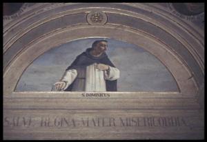 Affresco - S. Domenico - Alessandro Dal Prato - Mantova - Chiesa di S. Apollonia - Cappella del Battistero