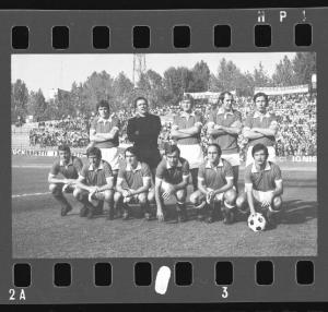 Ritratto di gruppo - Formazione Mantova 1971 - Mantova - Stadio Danilo Martelli - Partita Mantova-Bologna
