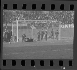 Partita Mantova-Novara 1973 - Mantova - Stadio Danilo Martelli - Azione di gioco - Parata
