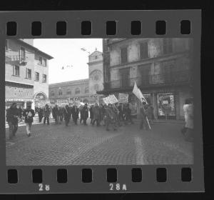 Manifestazione sciopero lavoratori edili - Mantova - Piazza Andrea Mantegna - Corteo