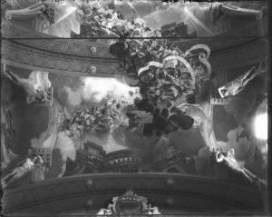 Veduta architettonica. Grosotto - Santuario della Beata Vergine delle Grazie - Affresco di Eliseo Fumagalli