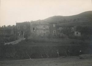 Paesaggio. Dovia (attualmente inglobata in Predappio) - Veduta della casa natale di Benito Mussolini