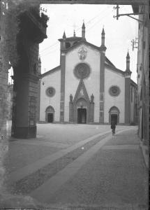 Veduta architettonica. Pinerolo - Duomo - Facciata