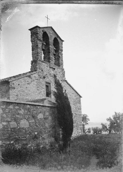 Veduta architettonica. Narni - Chiesa di S. Domenico - Campanile