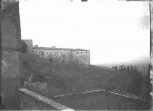 Veduta architettonica. Assisi - Convento francescano (?)
