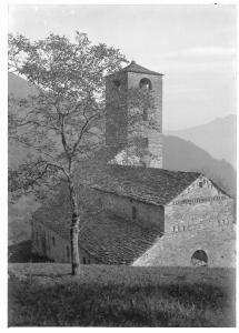 Veduta architettonica. Ossuccio - Abbazia di S. Benedetto in Val Perlana - Esterno e campanile