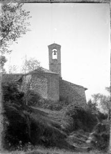 Veduta architettonica. Assisi - Abside e campanile della Rocchicciola