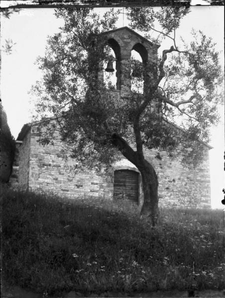 Veduta architettonica. Narni - Chiesa di S. Domenico - Campanile
