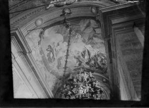 Veduta architettonica. Grosotto - Santuario della Beata Vergine delle Grazie - Affresco di Eliseo Fumagalli