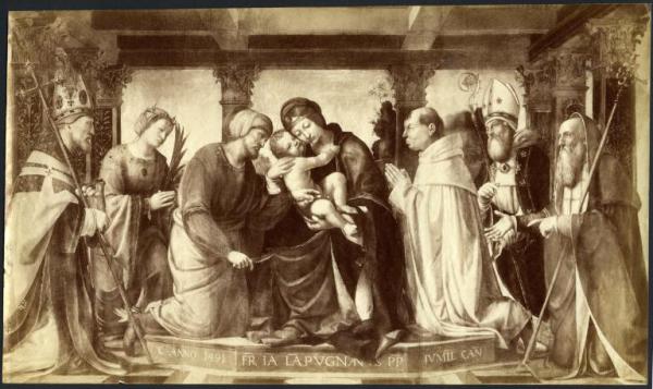 Dipinto - Pala Lampugnani - Circoncisione - Bernardo Zenale - Parigi - Museo del Louvre
