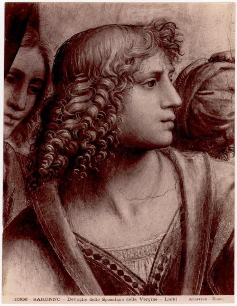 Dipinto Murale - Sposalizio di Maria Vergine - Particolare - Bernardino Luini - Saronno - Santuario della Beata Vergine dei Miracoli