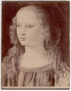 Dipinto - Annunciazione - Particolare - Leonardo da Vinci - Firenze - Galleria degli Uffizi