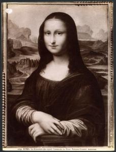 Dipinto - Ritratto di Monna Lisa (la Gioconda) - Anonimo da Leonardo da Vinci - Roma - Galleria Corsini