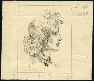 Disegno - Profilo di giovane - da Leonardo da Vinci - Windsor - Royal Library