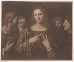 Dipinto - Cristo tra i dottori - Bernardino Luini - Londra - National Gallery