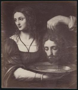 Dipinto - Salomè con la testa di S. Giovanni Battista - Bernardino Luini - Parigi - Museo del Louvre