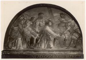 Dipinto murale - Salita di Cristo al monte Calvario - Bernardino Luini - Milano - Chiesa di S. Maurizio al Monastero Maggiore